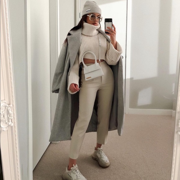 Zara Bloggers fav oversized grey Coat - Picture 6 of 16